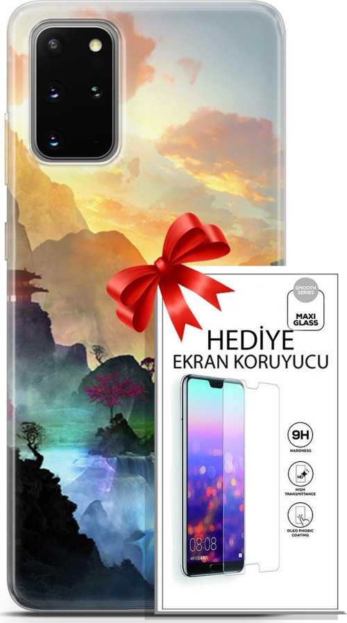 Samsung Galaxy S20 Plus Kılıf Orijinal Seri Neo 06 Cyclops Koruyucu Kapak Ekran Koruyucu