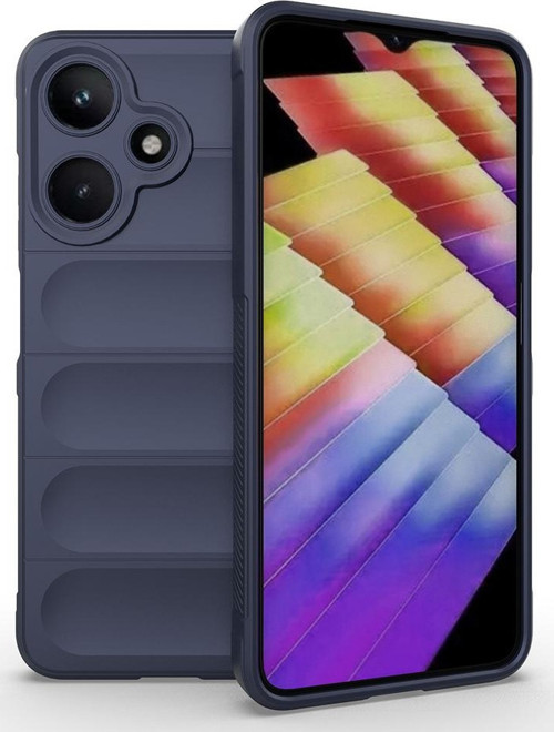 İnfinix Hot 30i Kılıf Esnek TPU Oyuklu Arka Yüzey Tasarımlı Etnik Silikon Kapak