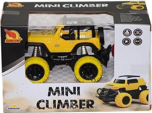 2719 1:43 Uzaktan Kumandalı Işıklı Mini Jeep 12 Cm