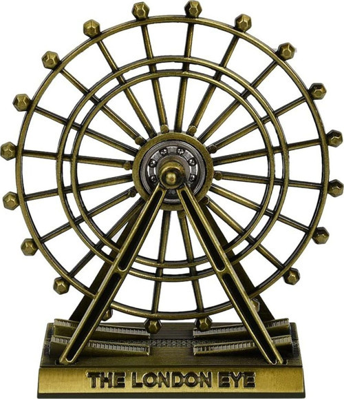 Dekoratif Metal The London Eye Biblo Dönme Dolap Biblo 9 Cm