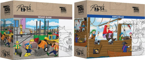 Puzzle - 54 Parça 2'Li Set