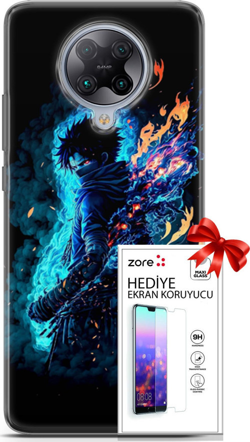 Xiaomi Poco F2 Pro Kılıf Orijinal Seri Supers 16 My Hero Anime Hediyelik Kılıf Ve Ekran Koruyucu