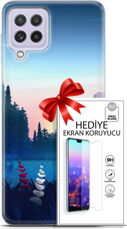 Samsung Galaxy M32 Kılıf Orijinal Seri Neo 11 Batgirl 4K Baskılı Kılıf + Ekran Koruyucu Full Koruma