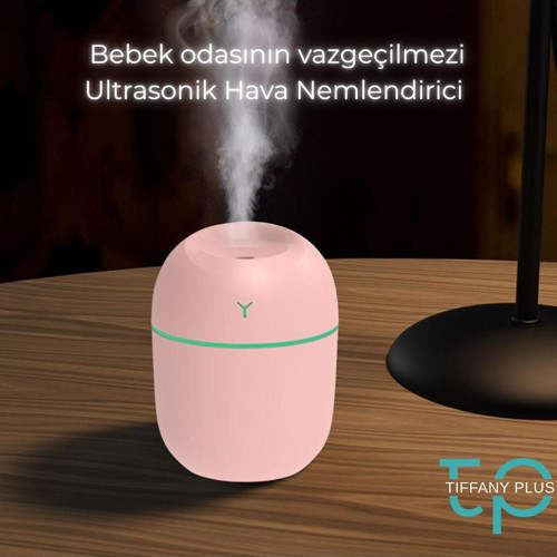 220 mL Hava Nemlendirici Led Işıklı Aroma Difizörü H2O TP-1021