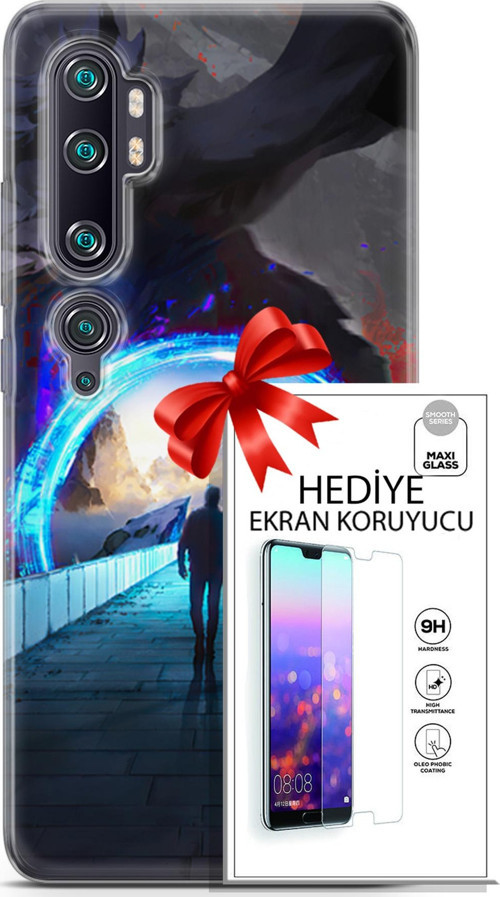 Xiaomi Mi Note 10 Pro Kılıf Orijinal Seri Neo 20 Punish Renkli Kılıf Ekran Koruyucu