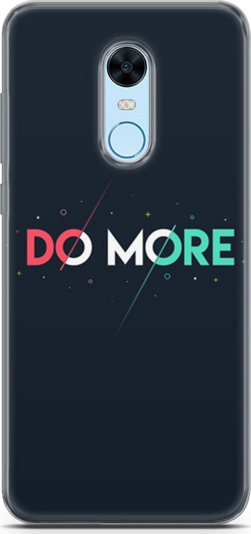 Xiaomi Redmi 5 Plus Kılıf Orijinal Seri Typo 12 Do More Tasarım Kılıf