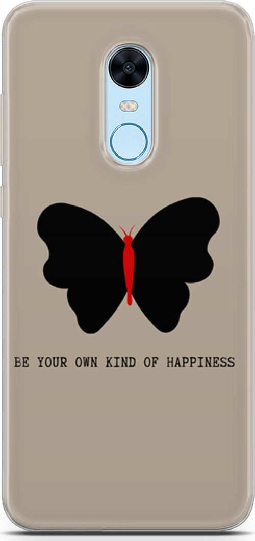 Xiaomi Redmi 5 Plus Kılıf Orijinal Seri Typo 21 Be Your Own Kind…. Darbe Önleyici Kapak