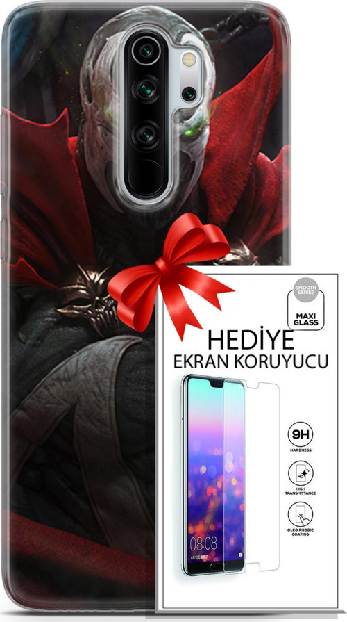 Xiaomi Redmi Note 8 Pro Kılıf Orijinal Seri Dc 02 Spawn Kapak Ve Ekran Koruyucu