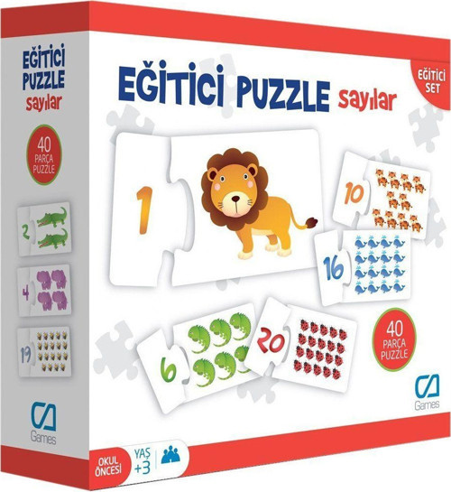 Ca.5031 Ca Games, Eğitici Puzzle Sayılar