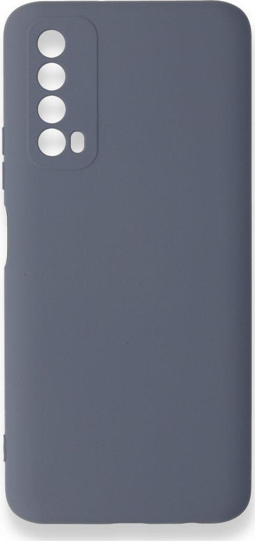Huawei P Smart 2021 Kılıf Nano İçi Kadife Silikon - Gri