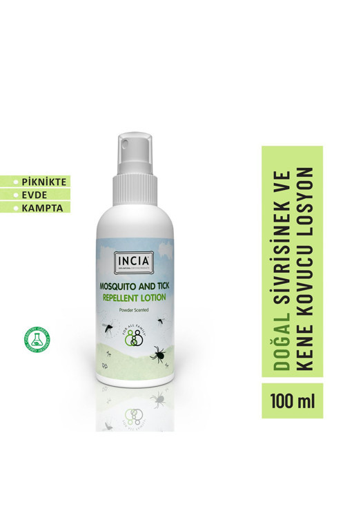 Sivrisinek ve Kene Kovucu Sprey Losyon Nemlendirici Tüm Vücut İçin 100 ml