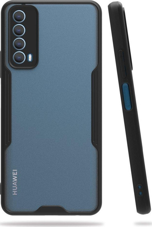 Huawei P Smart 2021 Kılıf Platin Silikon - Siyah
