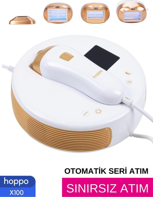 X100 Ipl Buz Lazer Epilasyon Cihazı Sınırsız Atım 10 Kademe Ultra Güçlü
