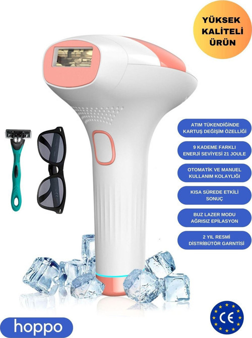 Xmia Ipl Lazer Epilasyon Cihazı 999.999 Atım 9 Kademe Ultra Güçlü