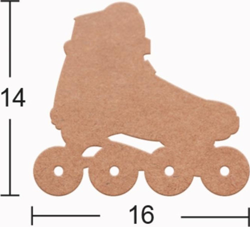 H152 Paten Biblo, 18Mm Figüratif Ahşap Obje