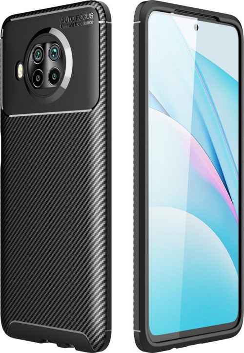 Xiaomi Redmi Note 9 Pro 5G Kılıf Focus Karbon Silikon - Siyah