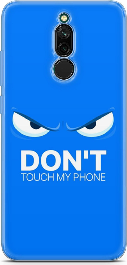 Xiaomi Redmi 8 Kılıf Orijinal Seri Typo 19 Don'T Touch My Phone Tam Koruma Kılıf