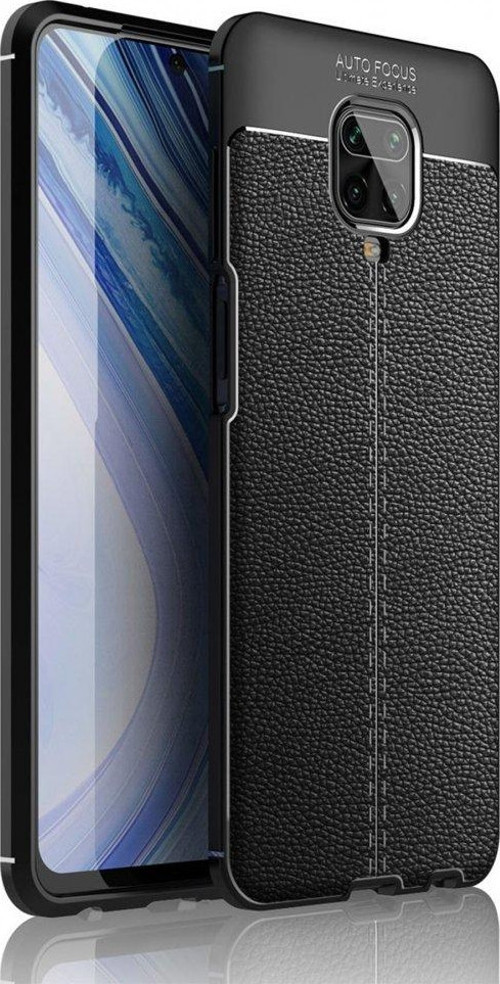 Xiaomi Redmi Note 9 Pro Kılıf Focus Derili Silikon