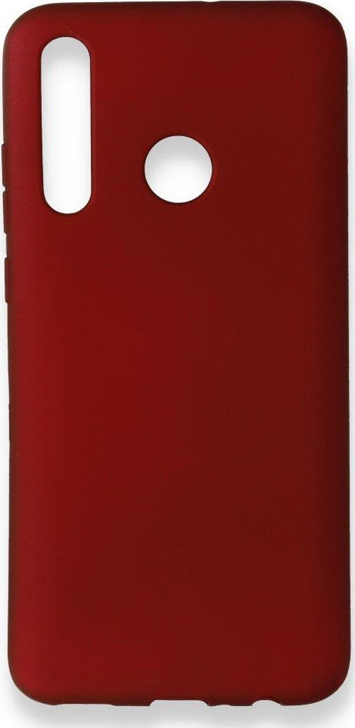 Huawei Honor 20 Lite Kılıf Premium Rubber Silikon - Bordo
