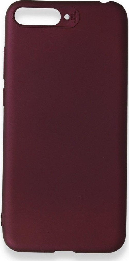 Huawei Honor 7A Kılıf Premium Rubber Silikon - Mürdüm