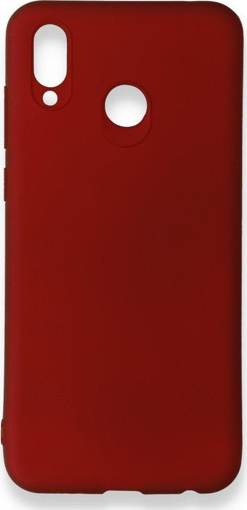 Huawei Honor Play Kılıf Premium Rubber Silikon - Bordo