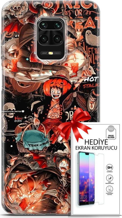 Xiaomi Redmi Note 9 Pro Kılıf Orijinal Seri Bounce 10 Charlotte Lawson Full Hd Kılıf + Ekran Koruyucu