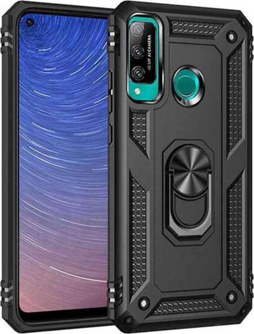 Huawei P40 Lite E Kılıf Sofya Yüzüklü Silikon Kapak