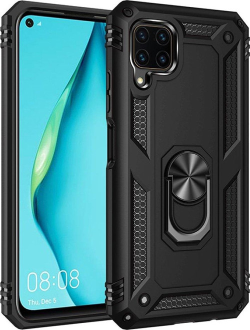 Huawei P40 Lite Kılıf Sofya Yüzüklü Silikon Kapak