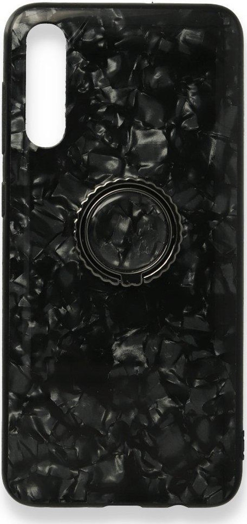 Huawei Y8P Kılıf Marble Yüzüklü Silikon