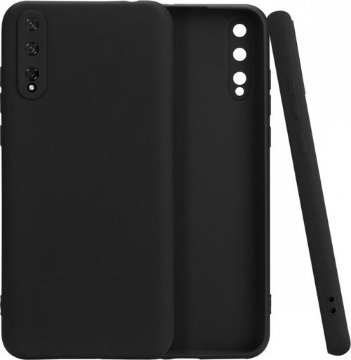 Huawei Y8P Kılıf Premium Rubber Silikon - Siyah