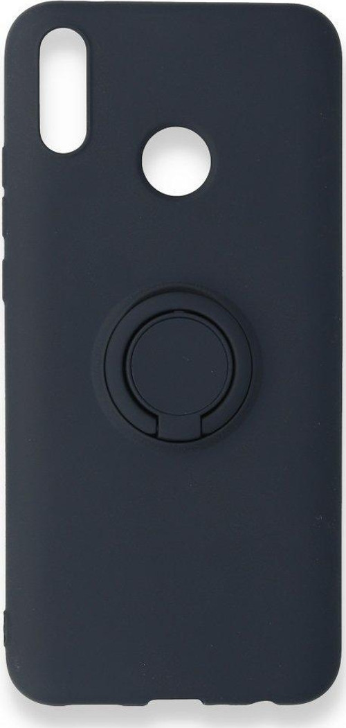 Huawei Y9 2019 Kılıf Viktor Yüzüklü Silikon - Lacivert