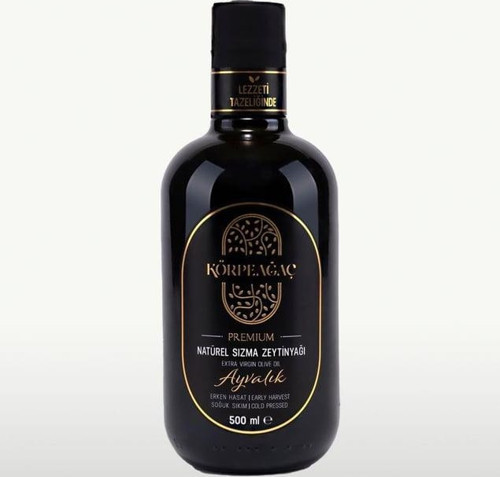 Ayvalık Erken Hasat Premium Soğuk Sıkım Natürel Sızma Zeytinyağı - 500Ml
