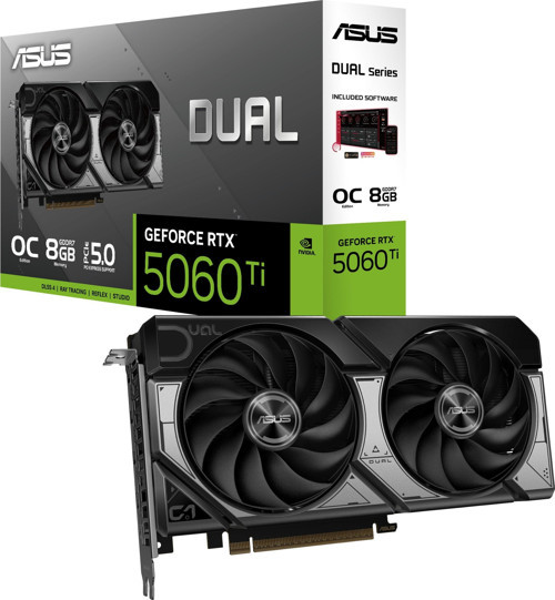 DUAL-RTX5060TI-O8G 8GB DDR7 128BIT 3XDP EKRAN KARTI