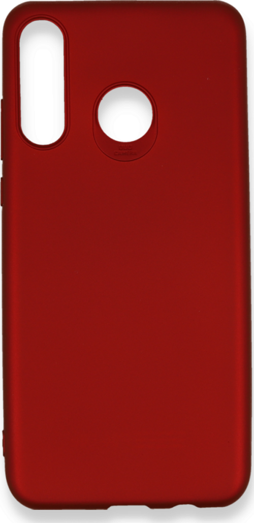 Huawei Y9 Prime 2019 Kılıf Premium Rubber Silikon - Bordo