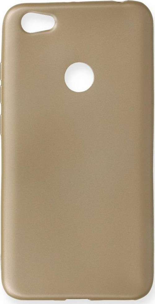 Xiaomi Redmi Note 5A Kılıf Premium Rubber Silikon - Gold