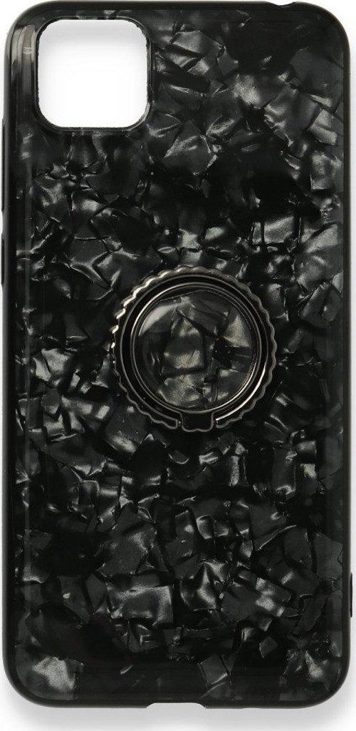Huawei Y5P Kılıf Marble Yüzüklü Silikon