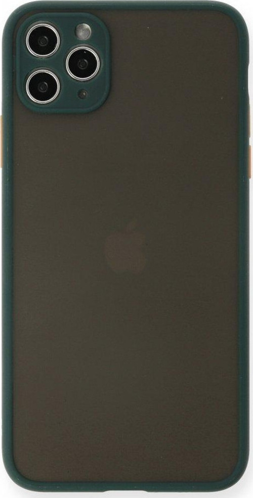 İphone 11 Pro Max Kılıf Montreal Silikon Kapak - Yeşil