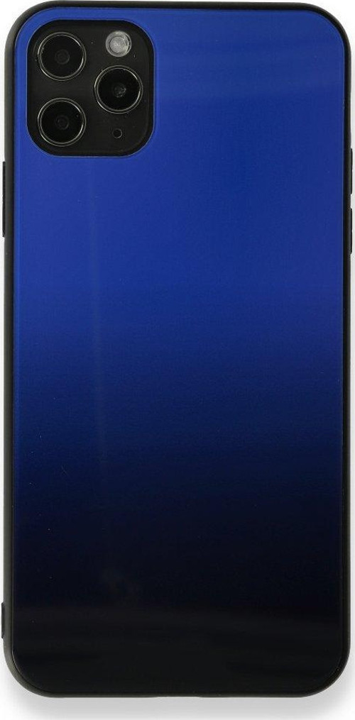 İphone 11 Pro Kılıf Grady Silikon - Mavi-Siyah