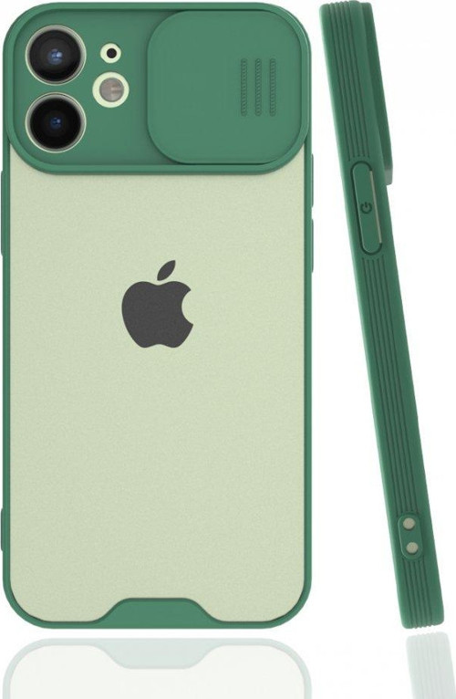İphone 12 Mini Kılıf Platin Kamera Koruma Silikon - Yeşil