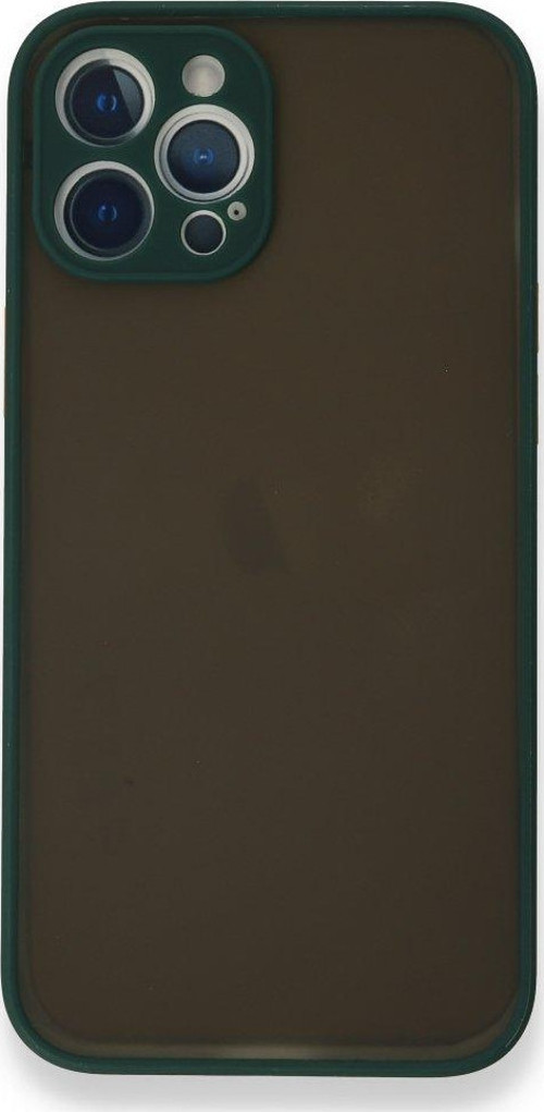 İphone 12 Pro Max Kılıf Montreal Silikon Kapak - Yeşil