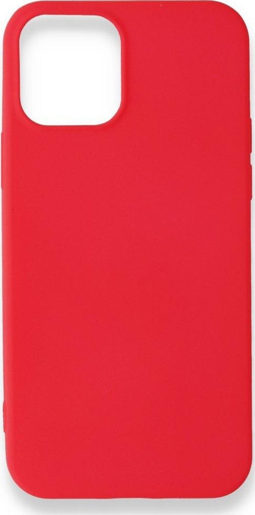 İphone 12 Mini Kılıf Premium Rubber Silikon - Kırmızı