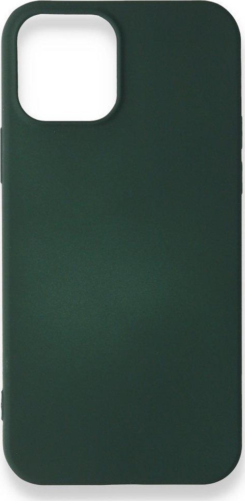 İphone 12 Mini Kılıf Premium Rubber Silikon - Koyu Yeşil