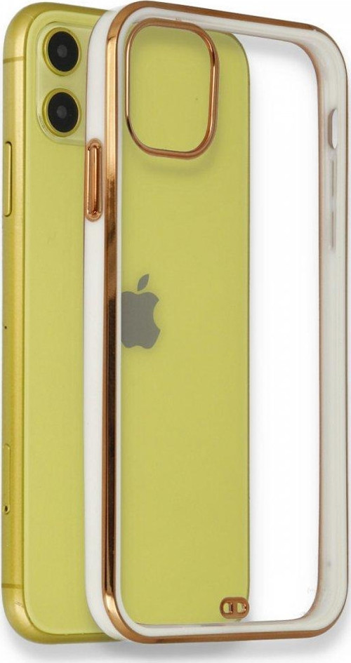 İphone 12 Kılıf Liva Silikon - Beyaz