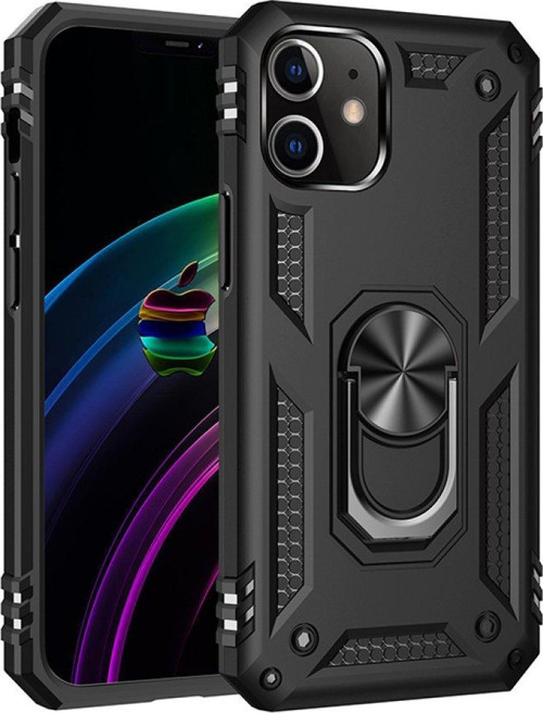 İphone 12 Mini Kılıf Sofya Yüzüklü Silikon Kapak