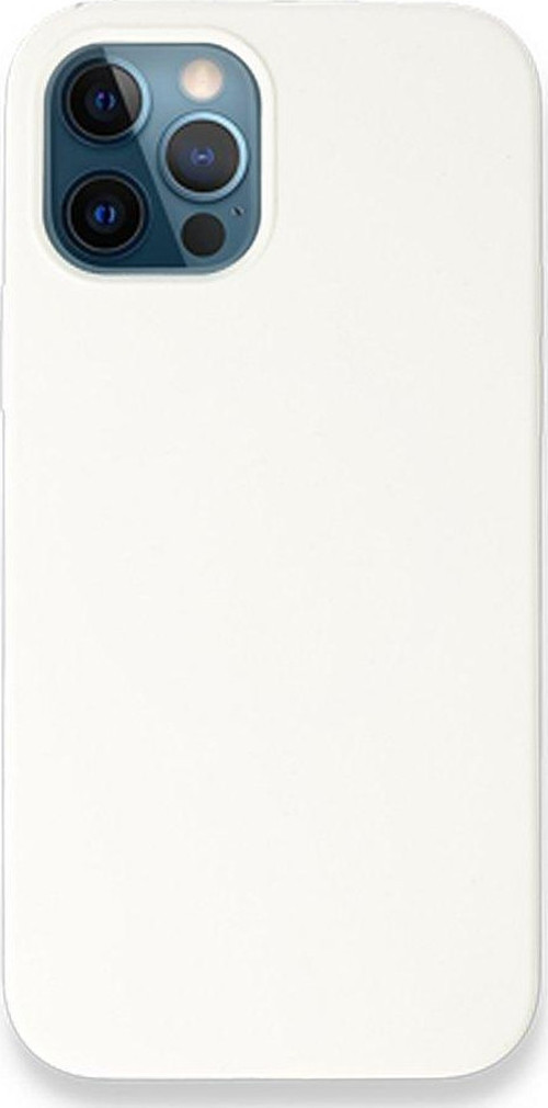 İphone 12 Pro Kılıf Magneticsafe Lansman Silikon Kapak - Beyaz