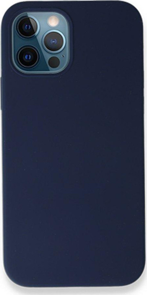 İphone 12 Pro Kılıf Magneticsafe Lansman Silikon Kapak - Lacivert