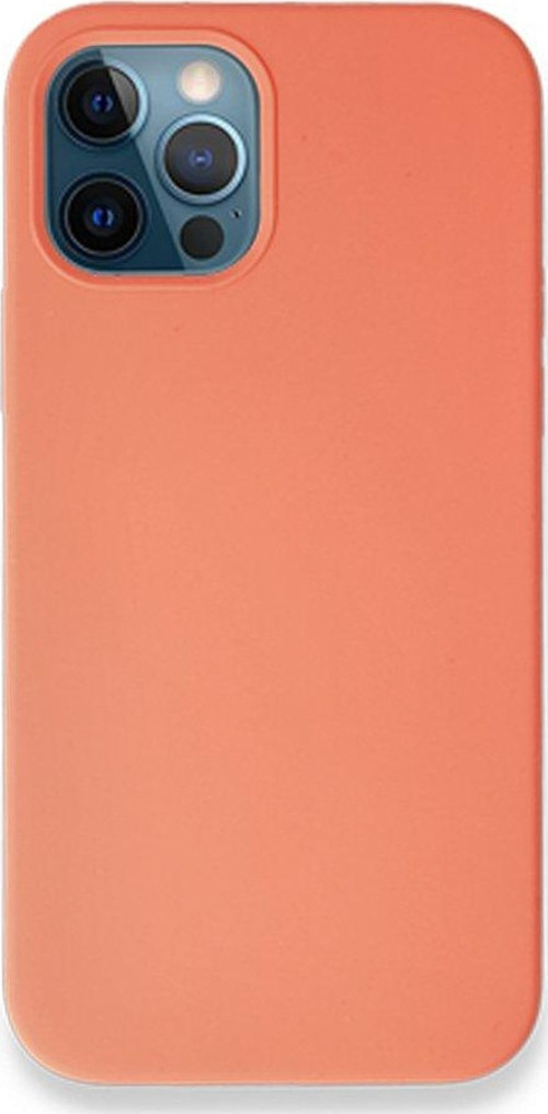İphone 12 Pro Kılıf Magneticsafe Lansman Silikon Kapak - Turuncu