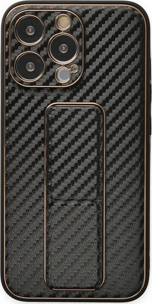 İphone 13 Pro Kılıf Coco Karbon Standlı Kapak