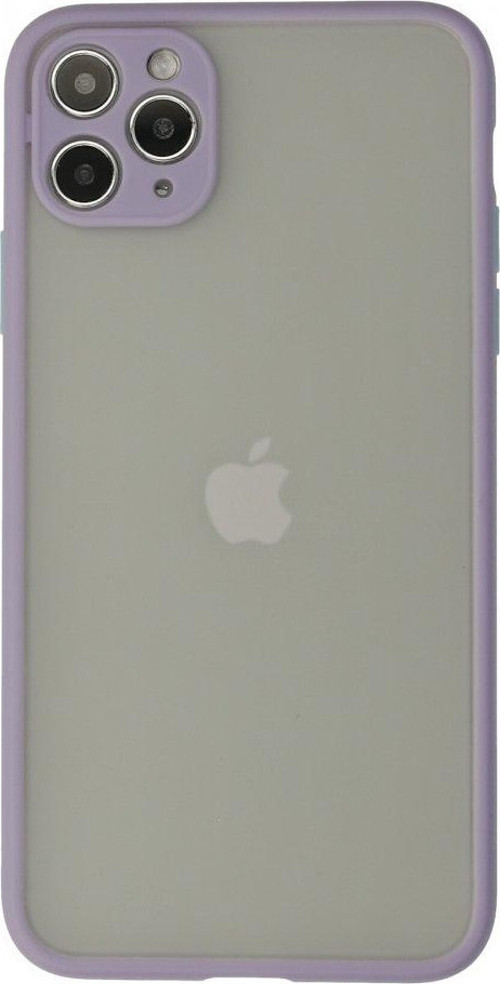 İphone 12 Pro Kılıf Montreal Silikon Kapak - Mor