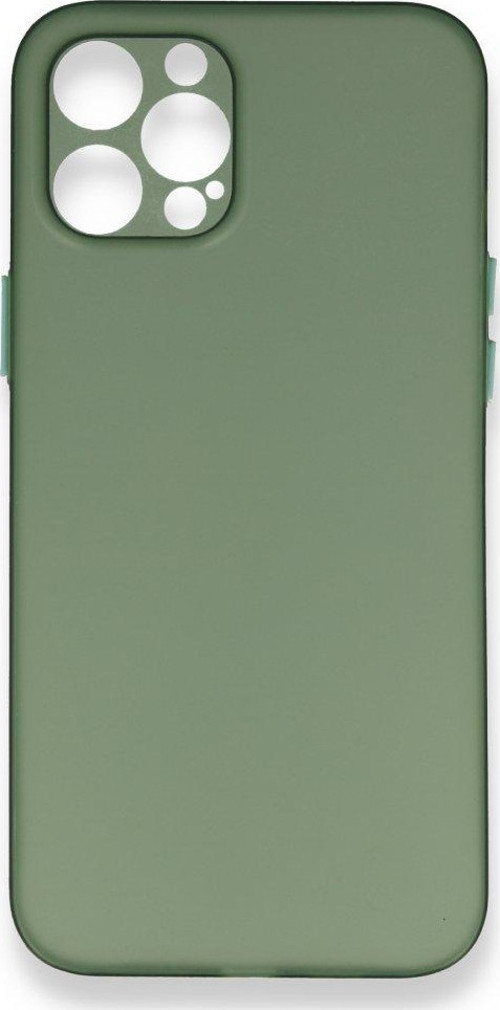İphone 12 Pro Max Kılıf Pp Ultra İnce Kapak - Yeşil